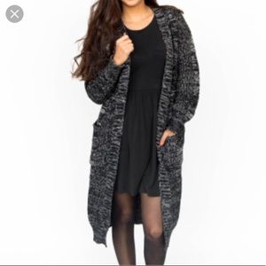 Agnes & Dora Chunky Knit Duster
